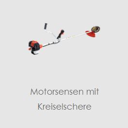 Motorsensen mit Kreiselschere
