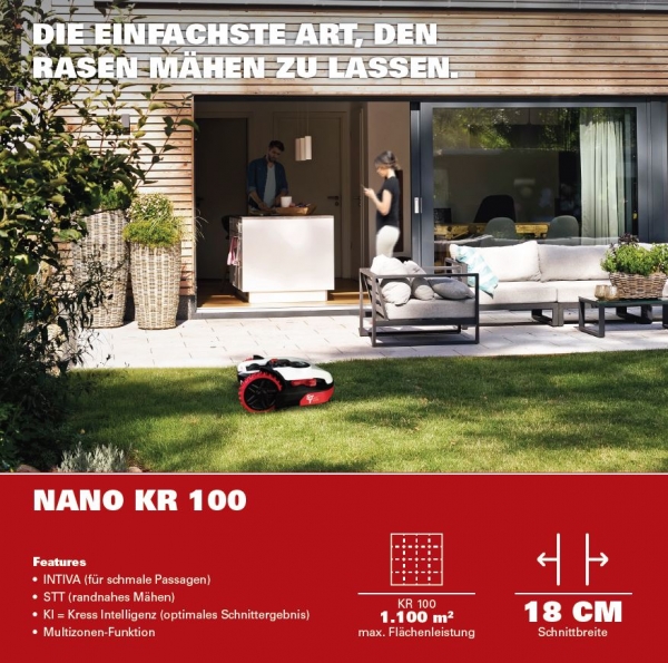 Kress Rasenroboter Mission Nano KR 100