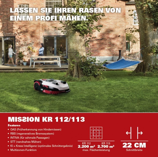 Kress Rasenroboter Mission KR 112